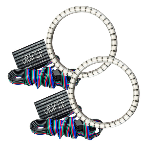 Oracle Compatible with Dodge Charger 05-14 LED Waterproof Fog Halo Kit ColorSHIFT SEE WARRANTY 1254-333