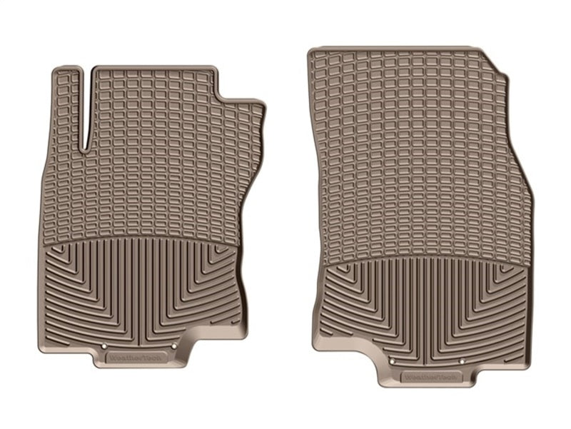 WeatherTech 2014+ Compatible with Nissan Rogue (Also Fits Hybrid) Front Rubber Mats Tan W412TN