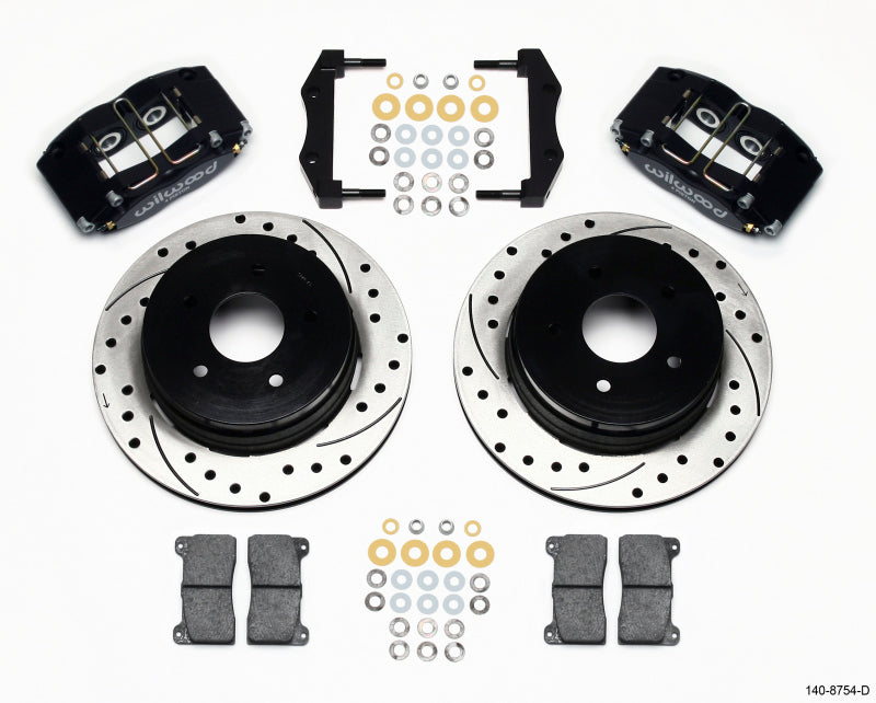 Wilwood Dynapro Radial Rear Kit 12.19in Drilled 2004-2006 Pontiac GTO 140-8754-D