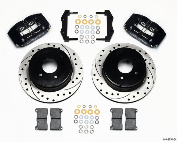 Wilwood Dynapro Radial Rear Kit 12.19in Drilled 2004-2006 Pontiac GTO 140-8754-D
