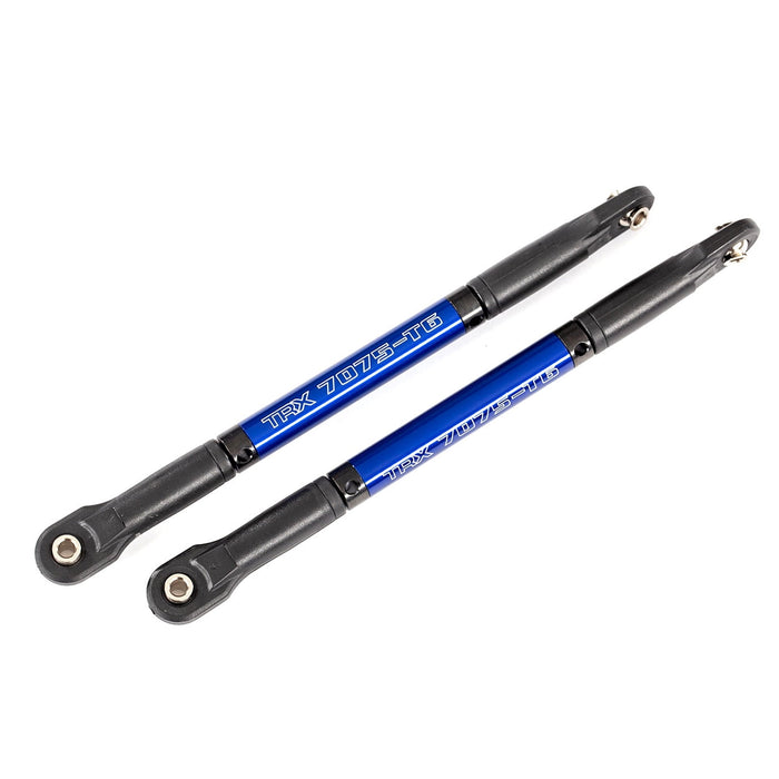 Traxxas 8619X- Aluminum Push Rods, Assembled, Heavy Duty, E-Revo VXL, Blue