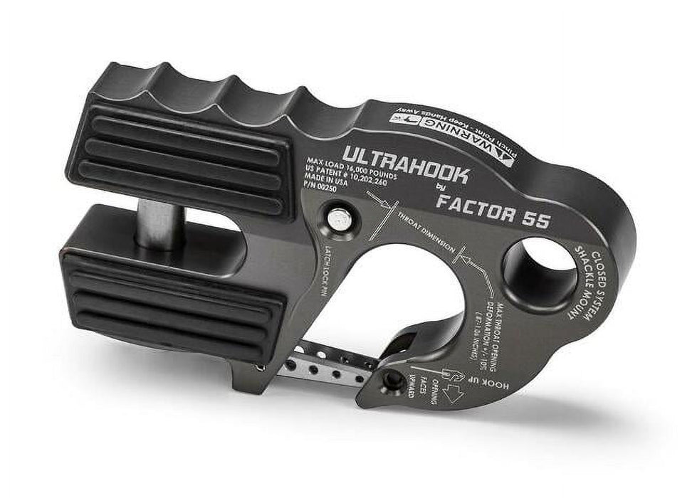 Factor 55 00250-06 Ultra Hook Winch Clevis Hook