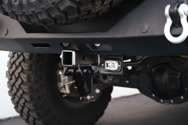 DV8 Offroad 07-21 compatible with Jeep Wrangler (JK/JL) Bolt-On Hitch w/ Lights AHJP-01