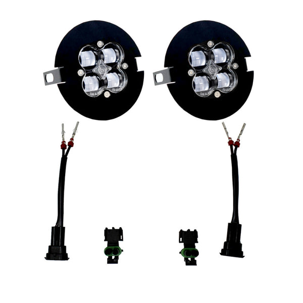 Baja Designs 05-11 Fits Toyota Tacoma/07-13 Toyota Tundra Clear SAE Fog Pocket Light Kit 447702