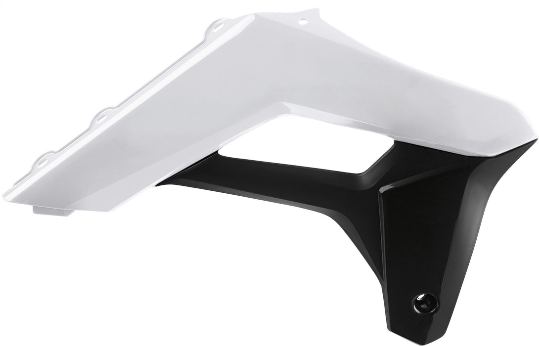 White/Black Polisport DGP Replica Radiator Shrouds