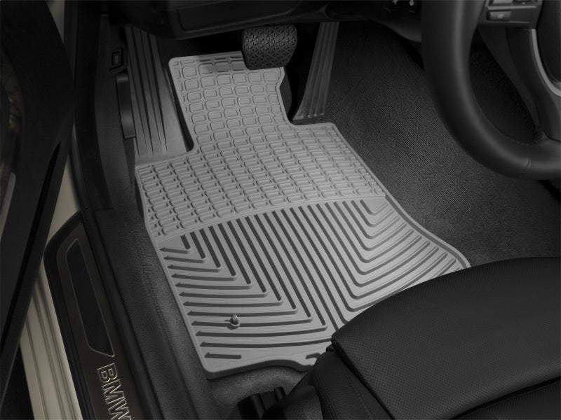 WeatherTech 2016+ compatible with Jeep Grand Cherokee / Compatible with Dodge Durango Front Rubber Mats Grey W399GR