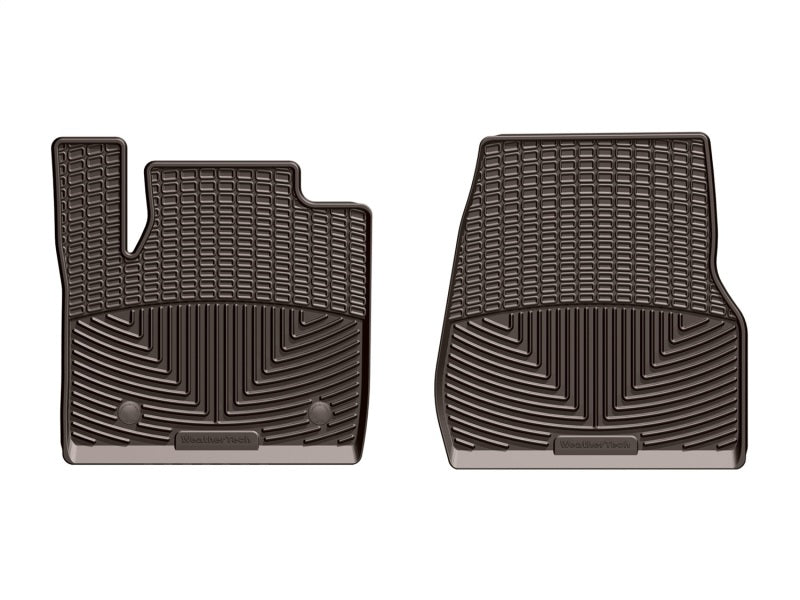 WeatherTech 2017+ Ford F-250/F-350/F-450/F-550 Front Rubber Mats Cocoa W407CO