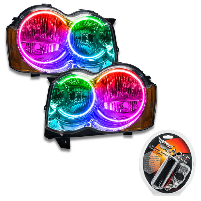 Oracle 08-10 compatible with Jeep Grand Cherokee SMD HL (Non-HID) ColorSHIFT SEE WARRANTY 7068-330