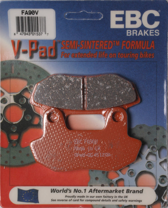 EBC Brakes FA90V Semi Sintered Disc Brake Pad