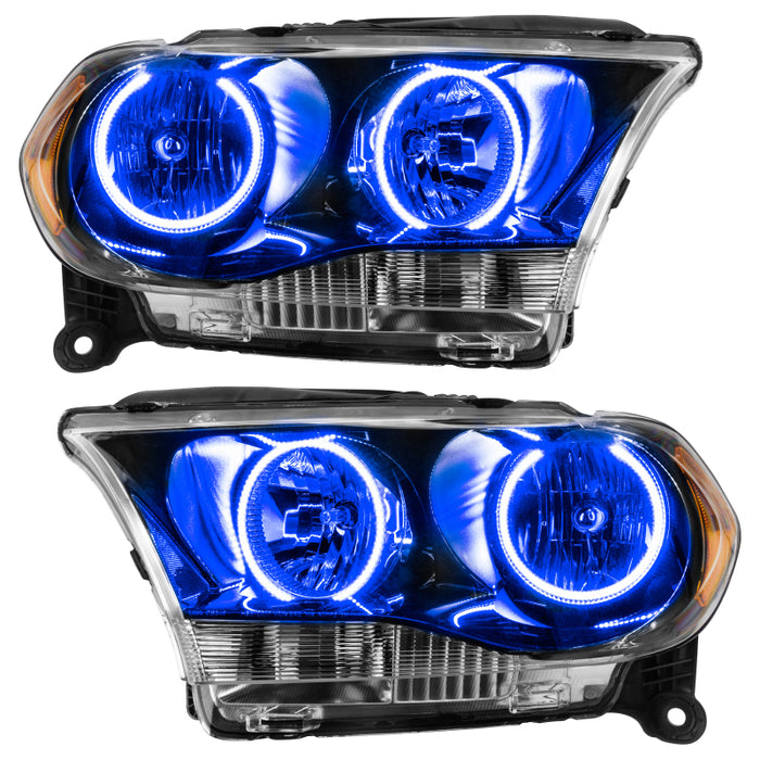 Oracle 11-13 Compatible with Dodge Durango SMD HL Halogen Black Blue SEE WARRANTY 7102-002