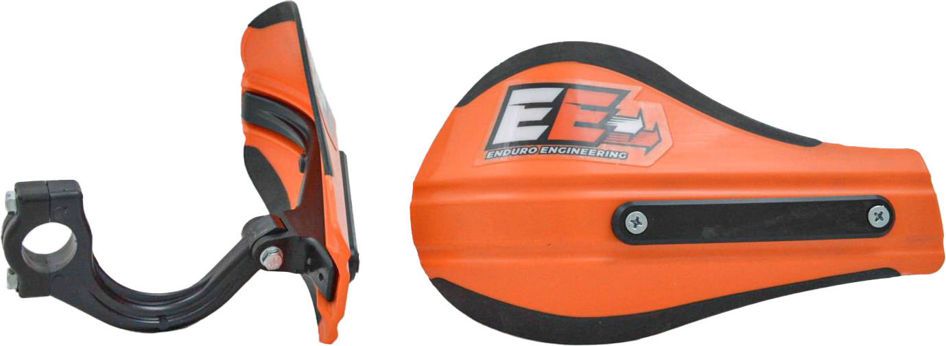 Enduro Composite Mnt Roost Deflectors Orange W/Mounting Hardware 53-225