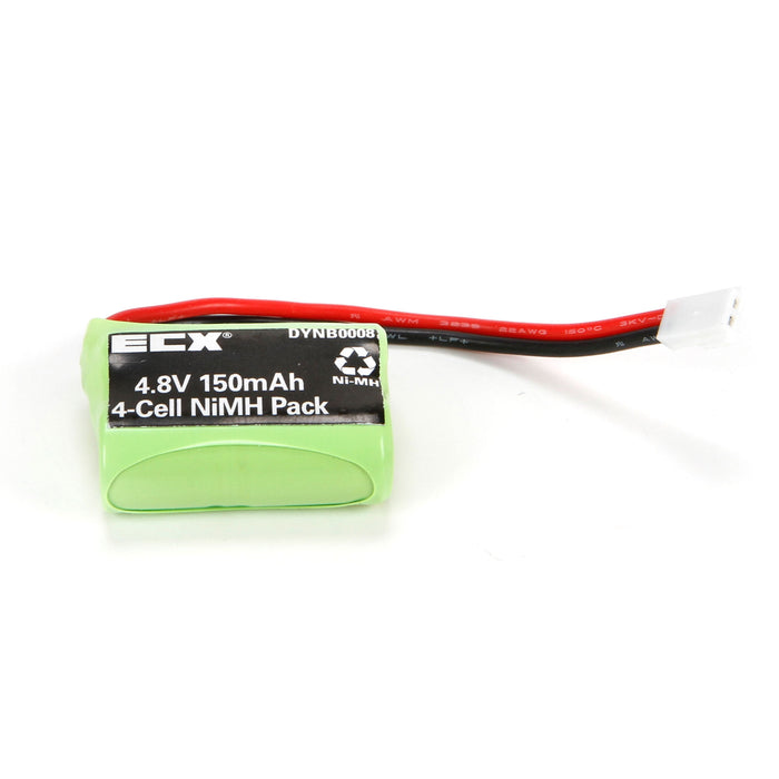 Dynamite 4.8V 150mAH 1/3AAA NiMH 4C Flat1/24 Temper DYNB0008 Car Batteries & Accessories