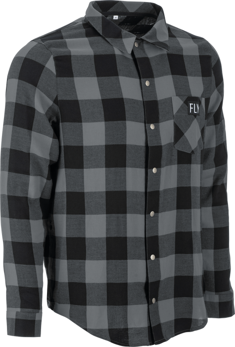 Fly Racing 354-6390S Fly Tek Flannel Black/Grey Sm