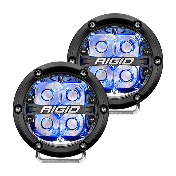 RIGID 360-SRS 4IN Spot Blu Bcklit/2 36115