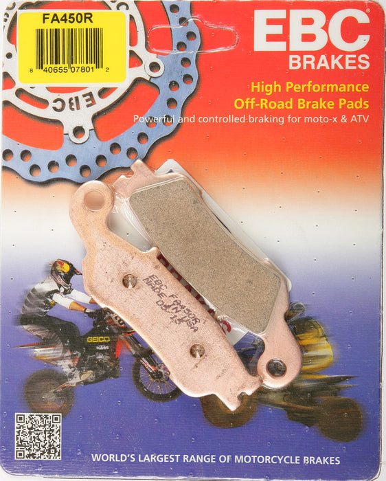 EBC Brakes R-Series Long-Life Sintered Brake Pads Compatible for Yamaha YZ125 2008-2014 Front