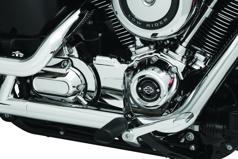 Kuryakyn Precision Transmission Shroud/Covering For Milwaukee-Eight Powerplants: 2018-19 Harley-Davidson Softail Motorcycles, Chrome 6456