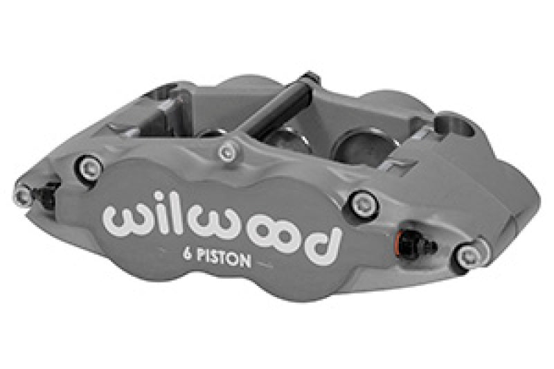 Wilwood Caliper-Forged Narrow Superlite 6R-R/H 1.75/1.25in/1.25in Pistons 1.25in Rotor Anodized 120-14550