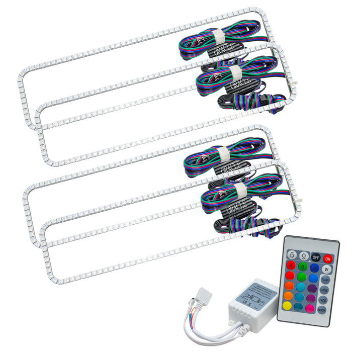 Oracle Chevrolet Blazer 92-94 Dual Halo Kit ColorSHIFT w/ Simple Controller SEE WARRANTY 2278-504