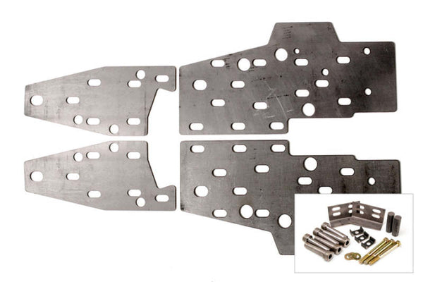 JKS Front Unibody Renforcement Plates, Cherokee XJ And Comanchee MJ, Fits 1984-2001 Jeep Cherokee XJ OGS962