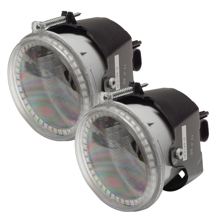 Oracle compatible with Jeep Grand Cherokee 05-10 Pre-Assembled Fog Halo Kit Blue SEE WARRANTY 7069-002