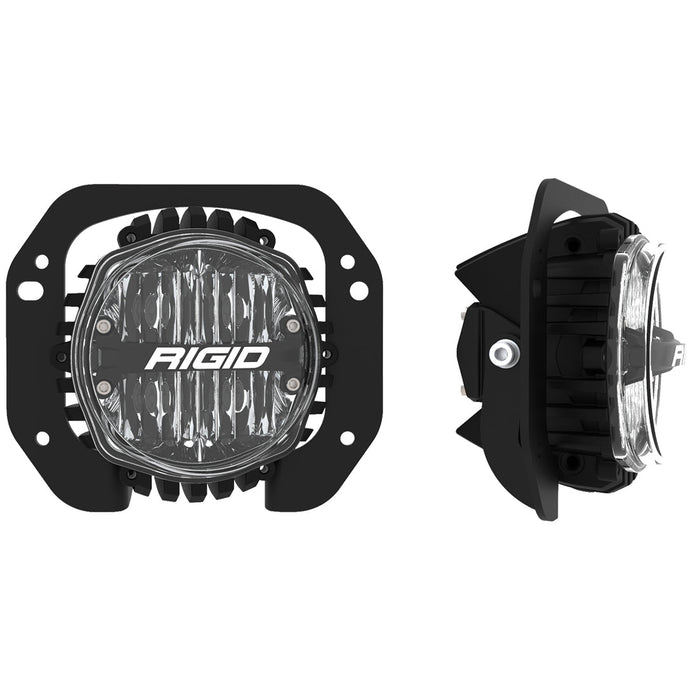 Rigid Industries 37107 360-Series Fog Light Fits 18-21 Gladiator Wrangler (JL) Fits select: 2021 compatible with Jeep WRANGLER UNLIMITED, 2021 compatible with Jeep GLADIATOR