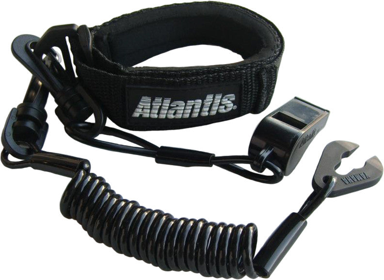 Atlantis Pro Floating Wrist Lanyard Black A8130PFW