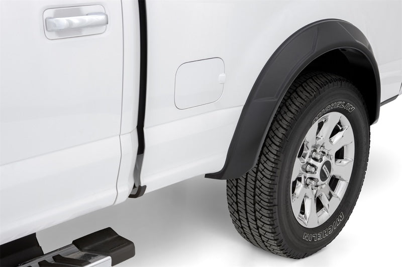 Bushwacker Drt Extended Front & Rear Fender Flares 4-Piece Set, Black, Smooth Finish Fits 2017-2022 Ford F-250 W/ 6.8' Or 8.2' Bed, F-350 Super Duty W/ 8.2' Bed 20951-02