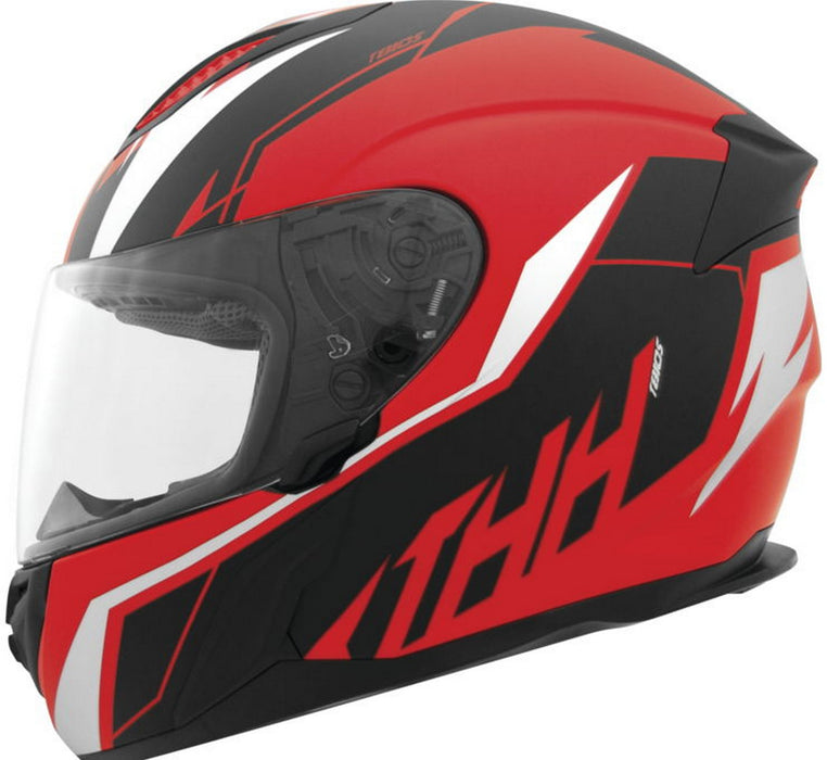 Thh T810S Turbo X-Large Red/Silver Full Face Helmet 646886