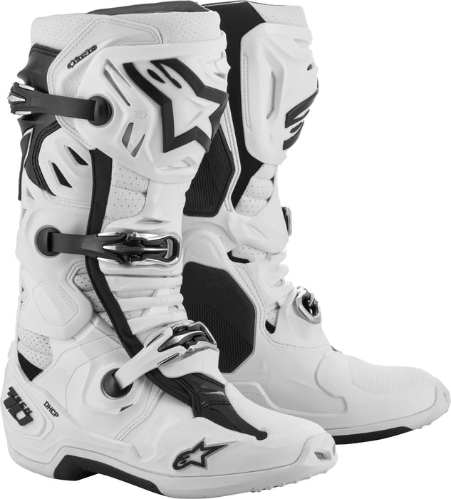 Alpinestars 2010520-20-13 Tech 10 Supervented Boots White Sz 13