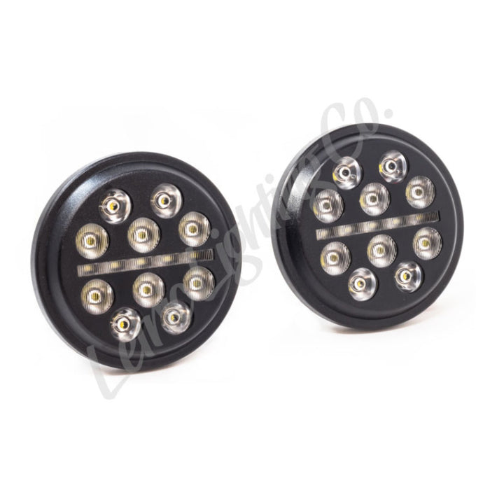 Letric Lighting Co . 4.5" Led Passing Lamps For Indian Llc-Ilpl-Bs LLC-ILPL-BS