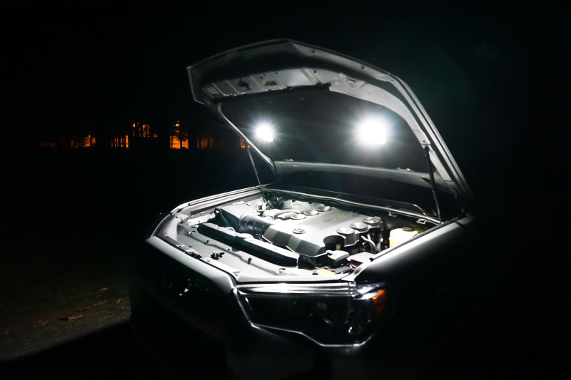 KC HiLiTES Cyclone LED Universal Under Hood Light DIY Auto Wiring Kit, 2 Lights
