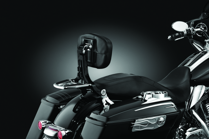 Kuryakyn Multi-Purpose Backrest Black & Chrome 1661