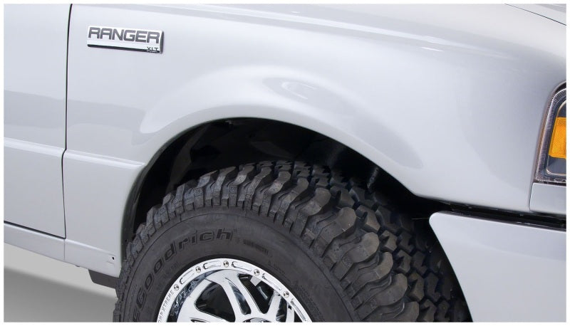 Bushwacker Extend-A-Fender Extended Front & Rear Fender Flares 4-Piece Set, Black, Smooth Finish Fits 1993-2011 Ford Ranger Styleside (Excludes Fx4) 21910-01