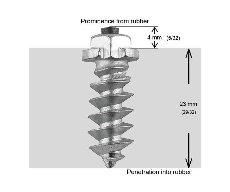 Igrip SS-25200 SS25 Shoulder Tire Studs - 25mm (Qty: 200)