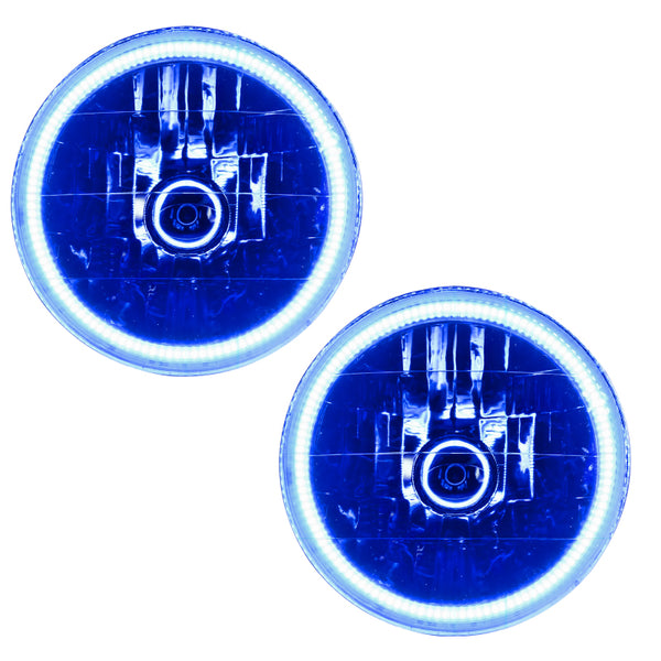 Oracle Lighting 97-06 compatible with Jeep Wrangler TJ Pre-Assembled LED Halo Headlights SEE WARRANTY 7081-002