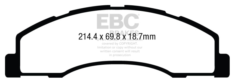 EBC 08+ Ford Econoline E150 4.6 Ultimax2 Front Brake Pads UD1328