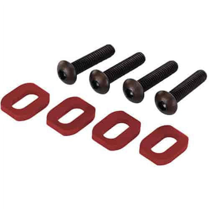 Traxxas Red-Anodized Aluminum Motor Mount Washers, 4 X 18Mm (Set Of Four) 7759R