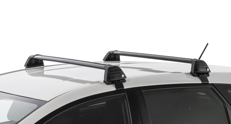 Rhino-Rack 02-06 Compatible with Nissan Altima 3rd Gen Vortex ROC25 Flush 2 Bar Roof Rack Black RV0415B