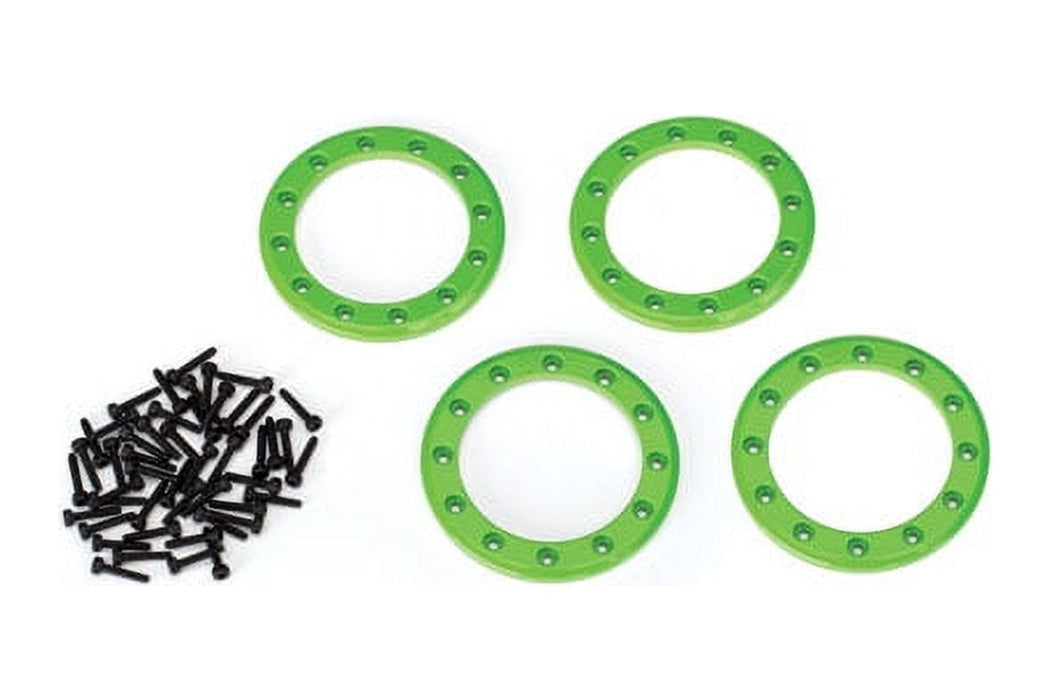 Traxxas 1.9" Aluminum Beadlock Rings, Green 8169G