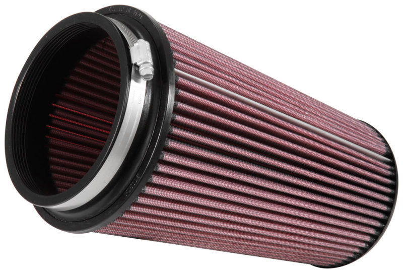 K&N Universal Clamp-On Air Intake Filter: High Performance, Premium, Replacement Air Filter: Flange Diameter: 5 In, Filter Height: 11.875 In, Flange Length: 1 In, Shape: Tapered Conical, Ru-5065Xd RU-5065XD