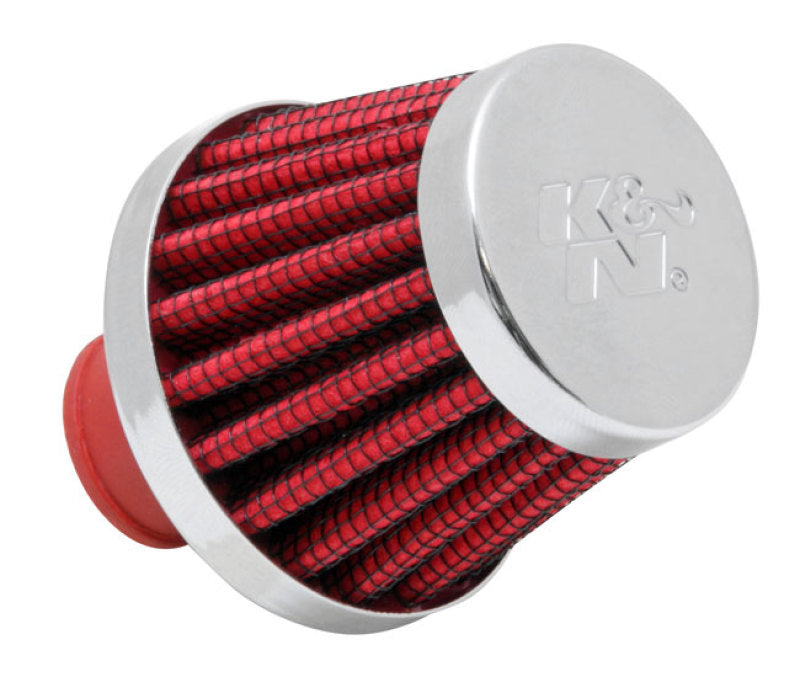 K&N Vent Air Filter Breather: Washable And Resuable: 0.375 In/0.5 In (10 Mm/13
