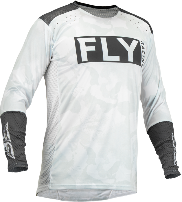 Fly Racing Adult Limited Edition Lite Stealth Jersey Small White/Grey