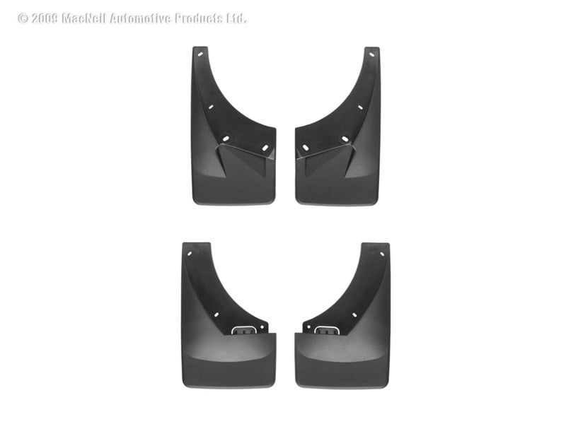 WeatherTech 07-08 Chevrolet Tahoe No Drill Mudflaps Black 110008-120015