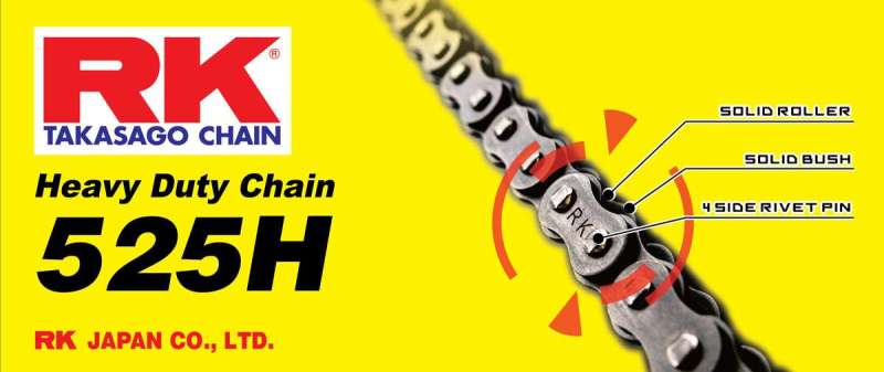 RK 525H-120 525H M Heavy Duty Chain - 120 Links - Natural