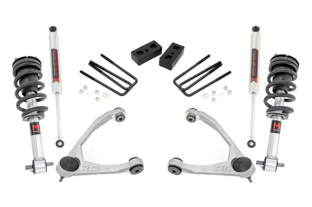 Rough Country 3.5 Inch Lift Kit Cast Steel M1 Strut Chevy/Gmc 1500 (14-16) 19840