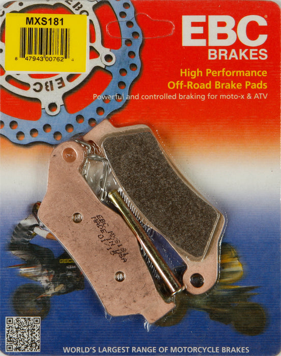 EBC MXS181 MXS Brake Pad - Sintered Metal