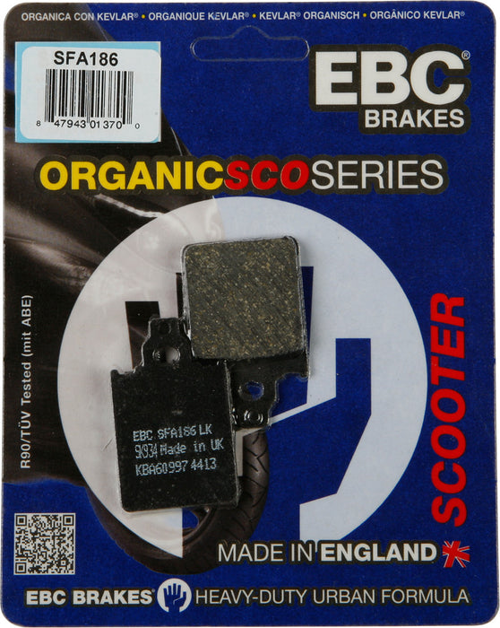 EBC Brakes SFA186 Standard Scooter Brake Pad