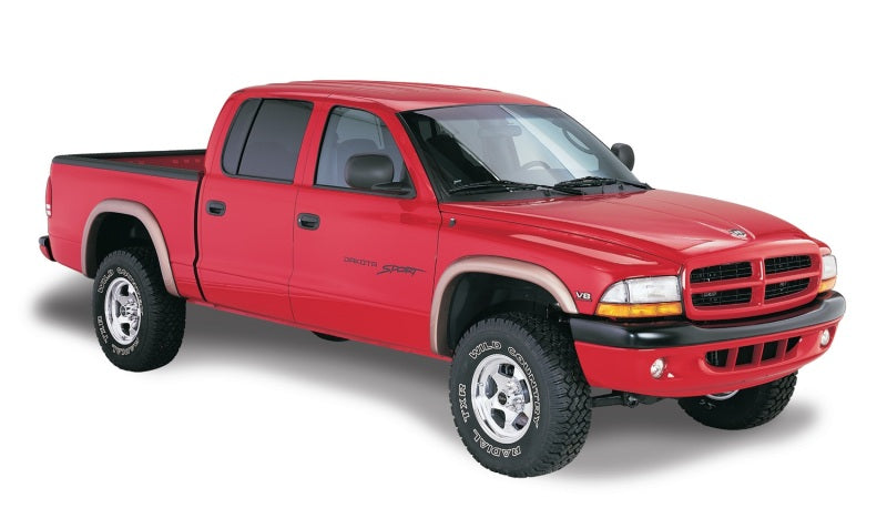 Bushwacker Front & Rear Black Extend-A-Fender Flares For Dodge Dakota 51905-02