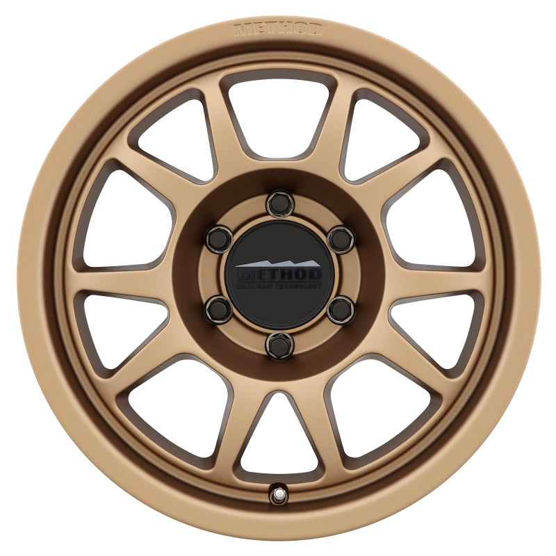 Method MR702 17x7.5 +50mm Offset 6x130 84.1mm CB Method Bronze Wheel MR70277563950