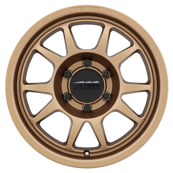 Method MR702 17x7.5 +50mm Offset 6x130 84.1mm CB Method Bronze Wheel MR70277563950